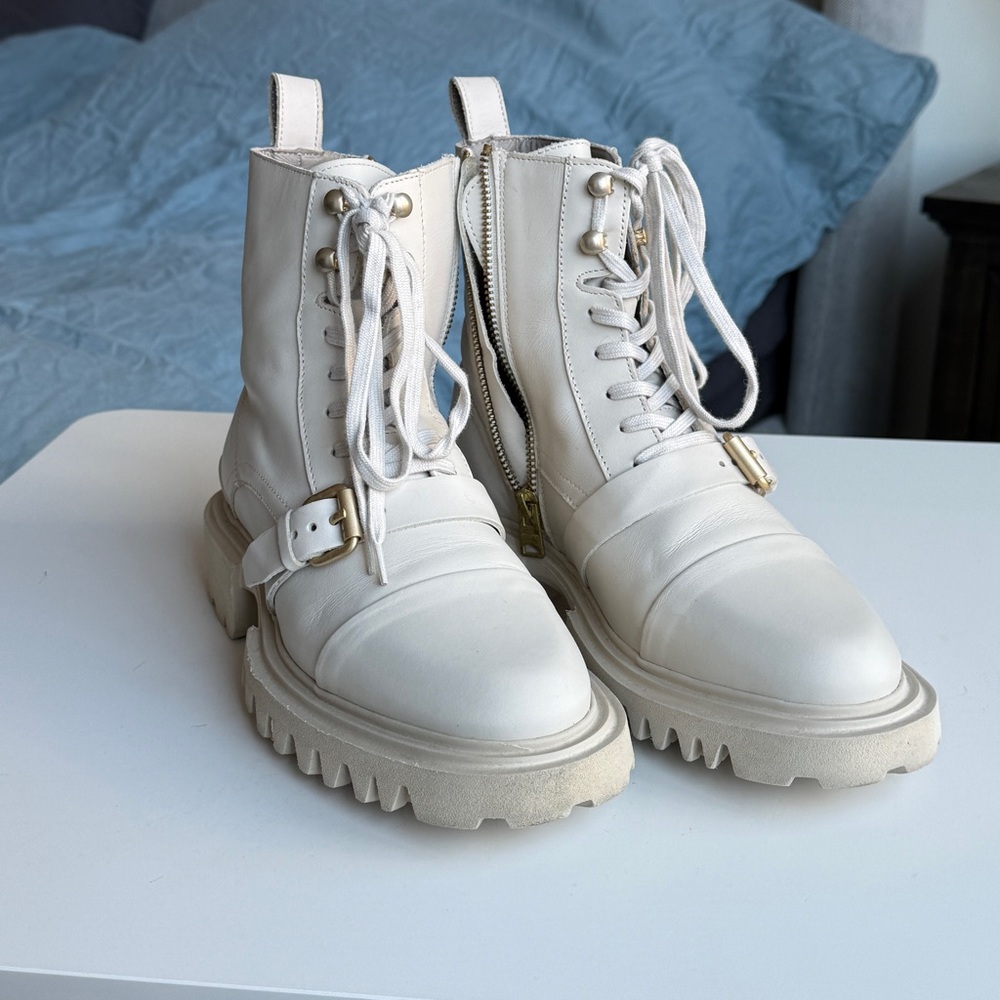 AllSaints leather boots US 8